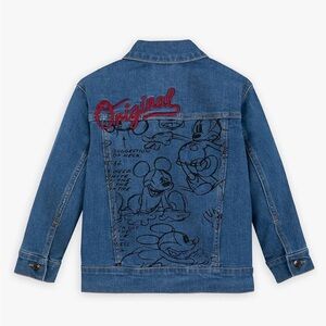 Disney Blue Denim Jacket with Red Embroidery